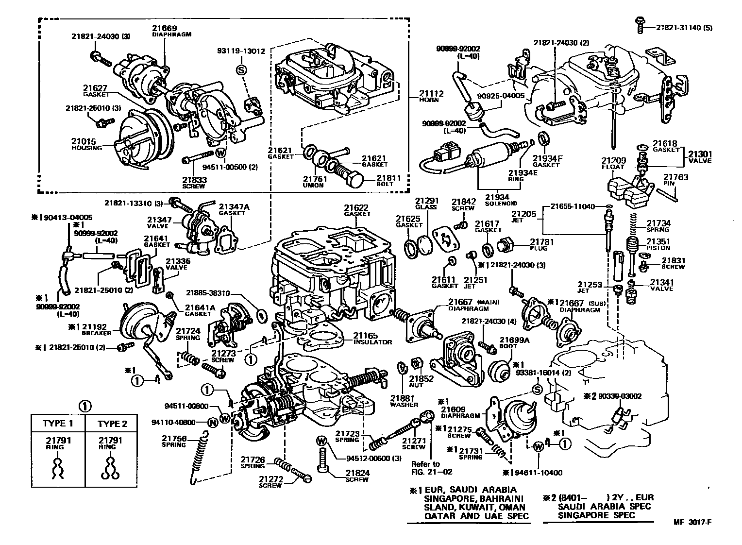 2103 — CARBURETOR