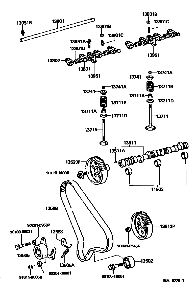 1302 — CAMSHAFT & VALVE