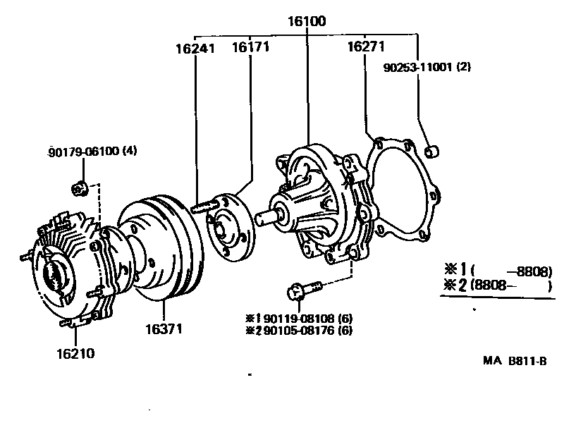 1601 — WATER PUMP