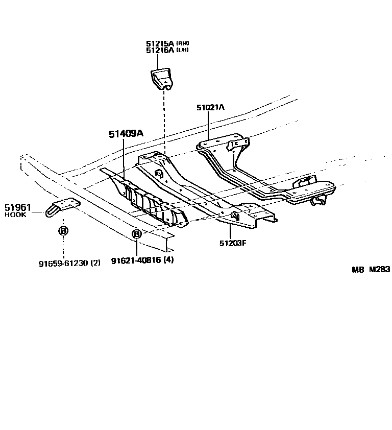 5152 — SUSPENSION CROSSMEMBER & UNDER COVER