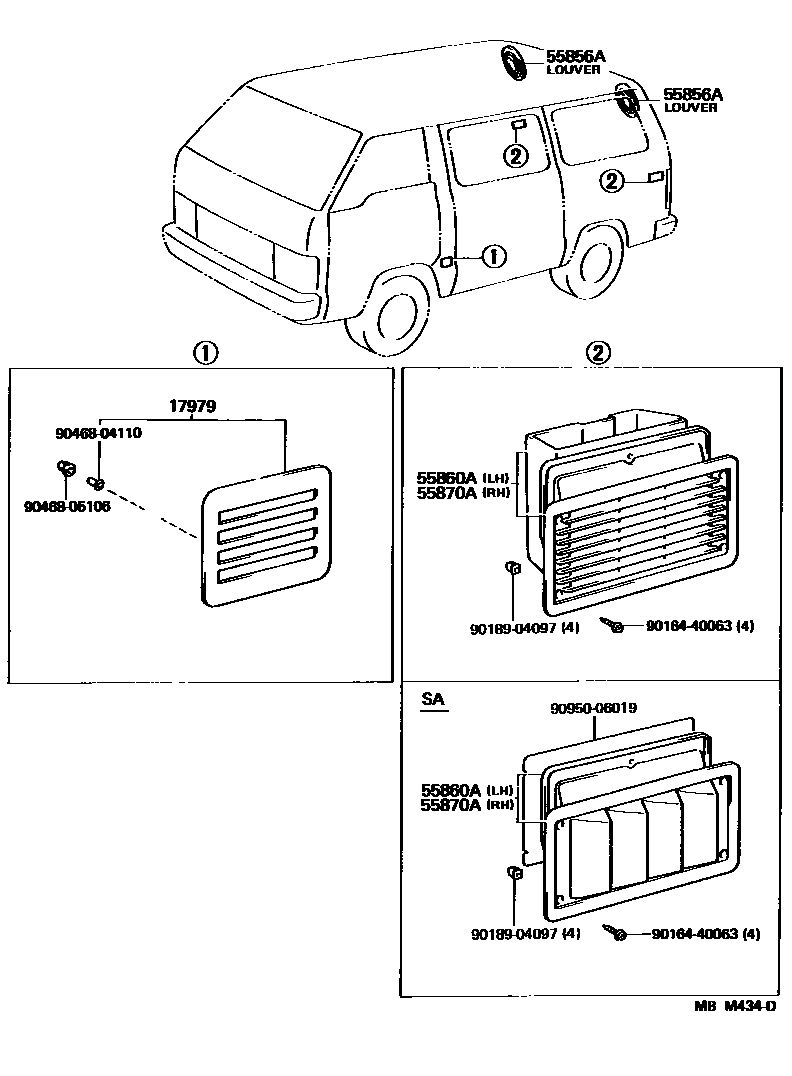 6155 — REAR VENTILATOR & ROOF VENTILATOR
