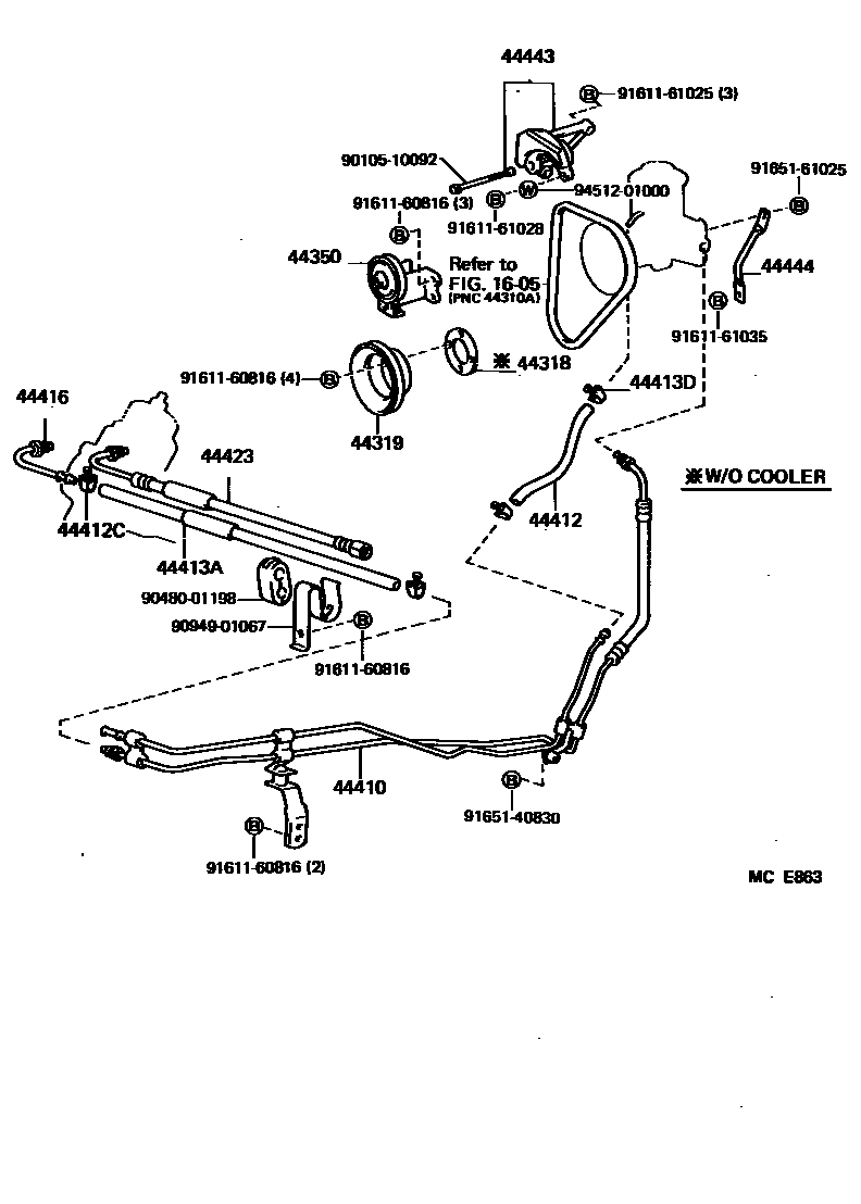 4503 — POWER STEERING TUBE