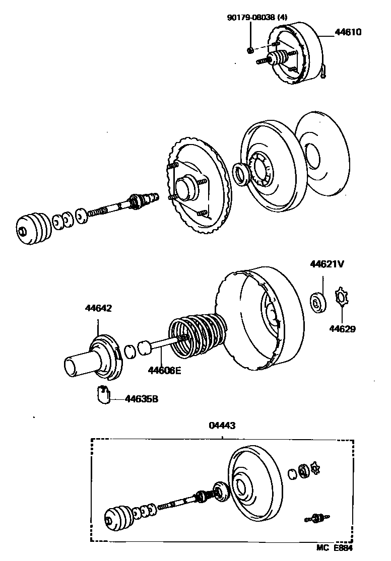 4703 — BRAKE BOOSTER & VACUUM TUBE