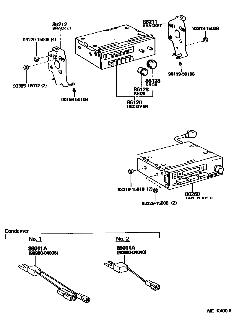 8601 — RADIO RECEIVER & AMPLIFIER & CONDENSER