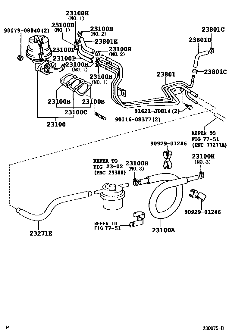 2301 — FUEL PUMP & PIPE