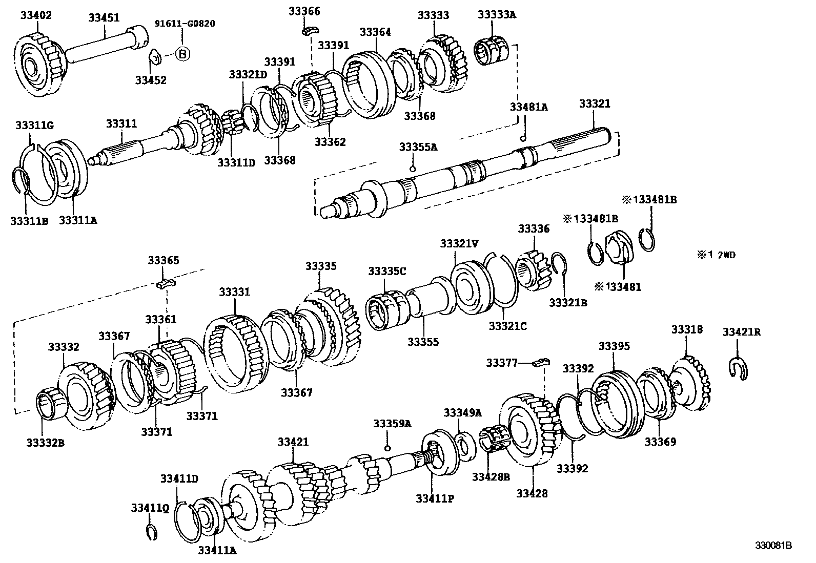 3305 — TRANSMISSION GEAR (MTM)