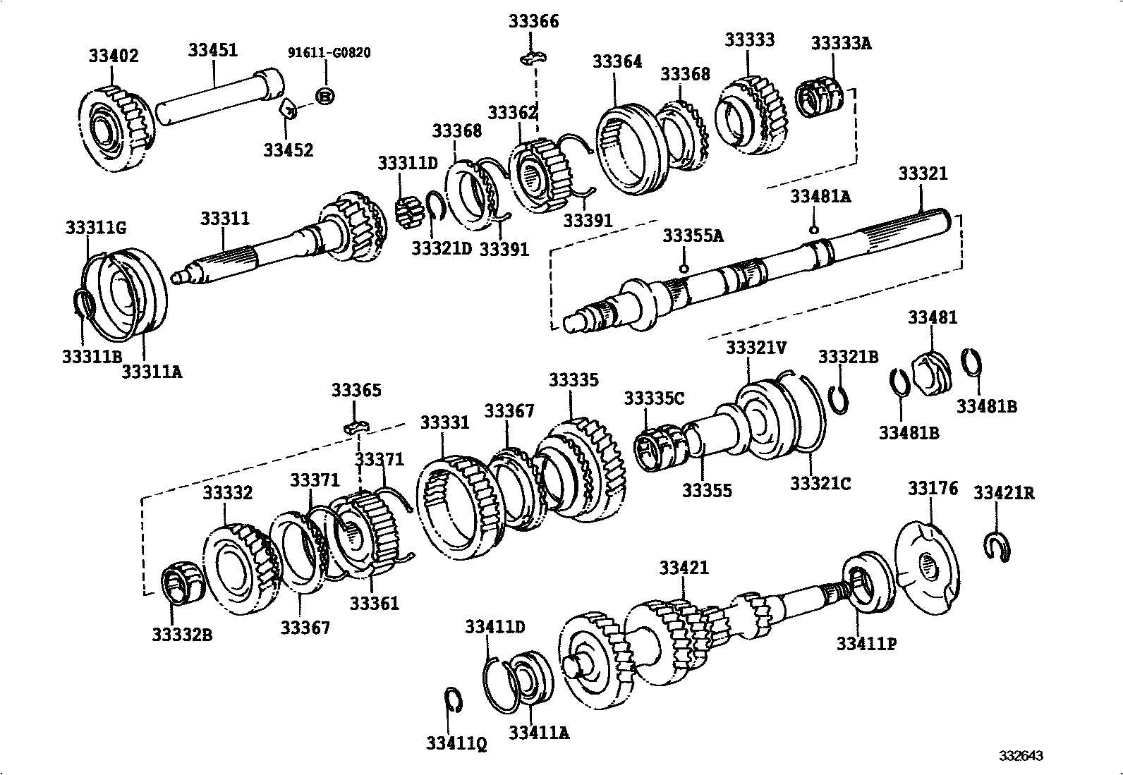 3305 — TRANSMISSION GEAR (MTM)
