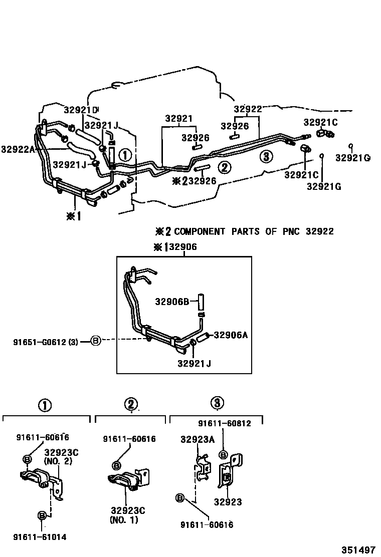 3514 — OIL COOLER & TUBE (ATM)