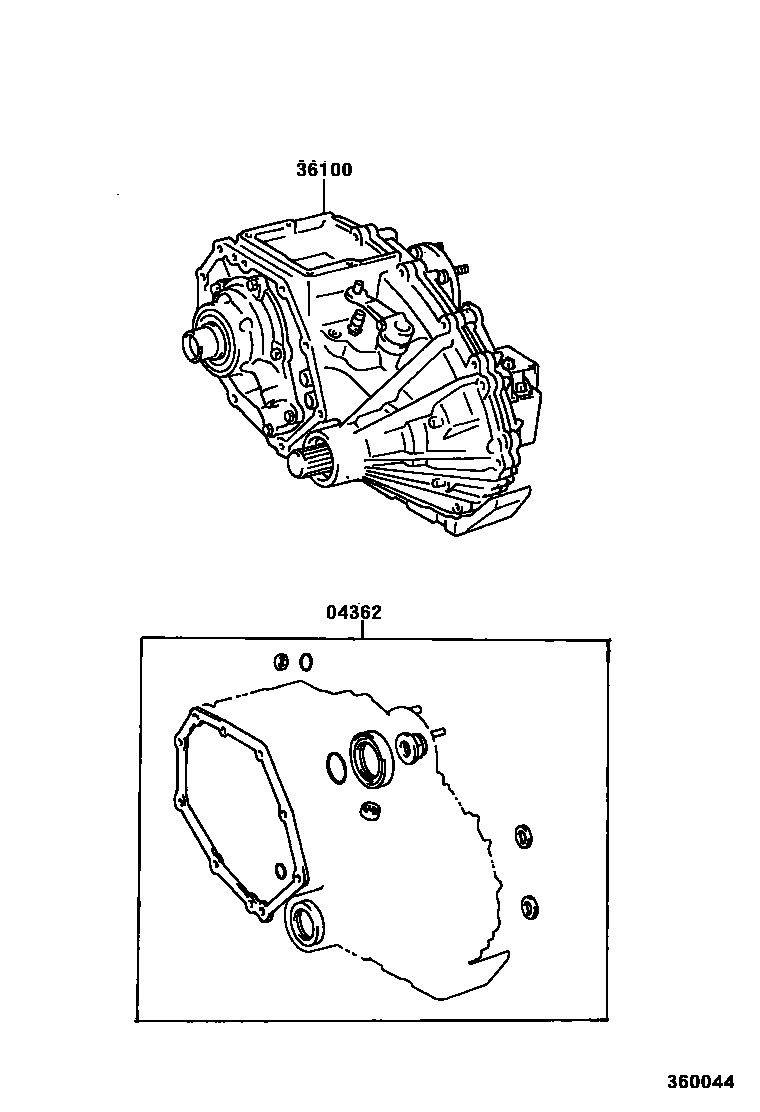 3608 — TRANSFER ASSEMBLY & GASKET KIT