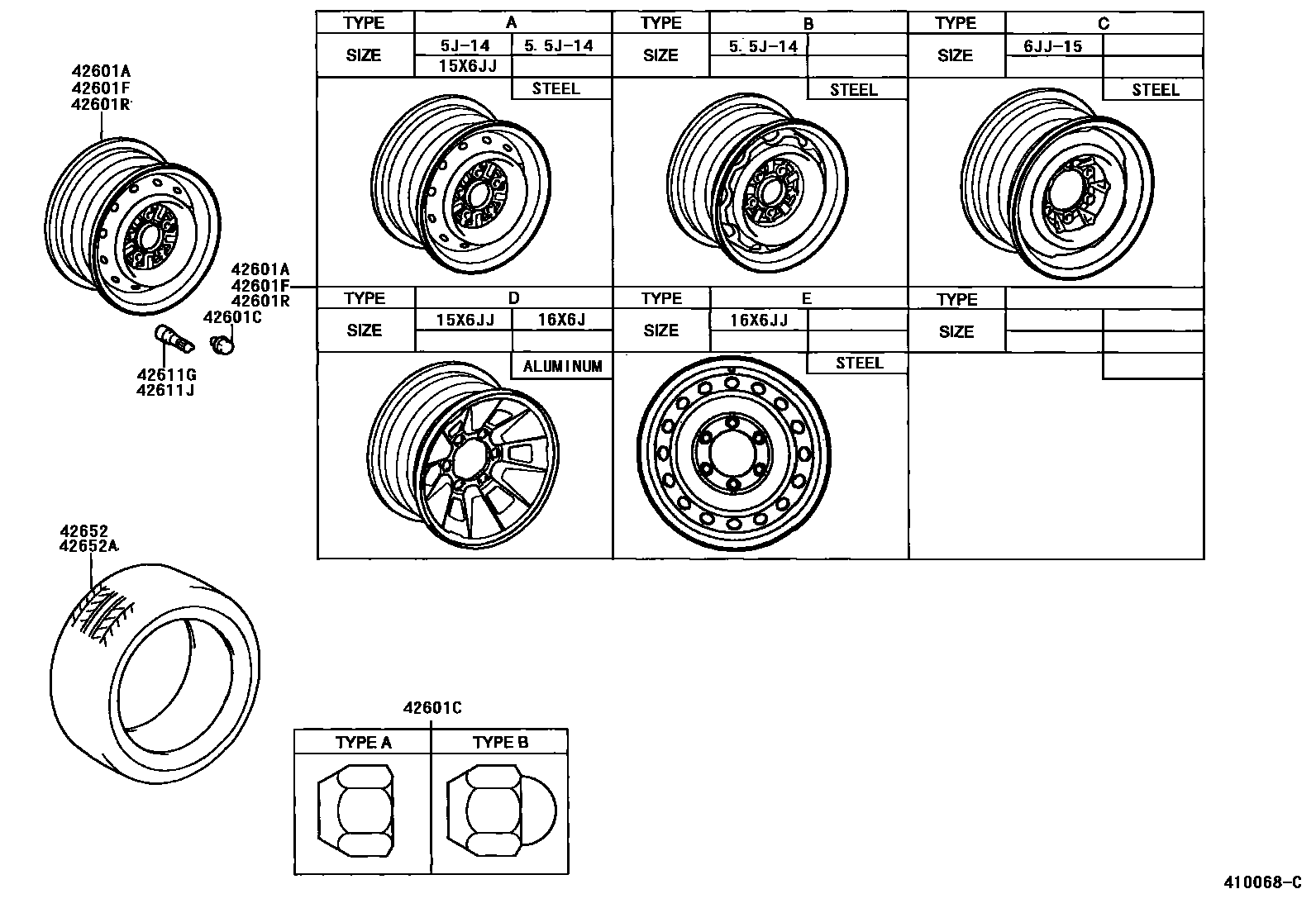 4103 — DISC WHEEL & WHEEL CAP