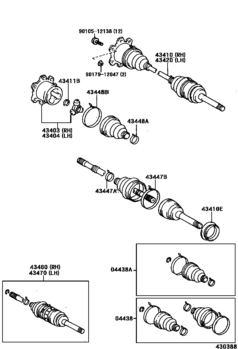 4302 — FRONT DRIVE SHAFT