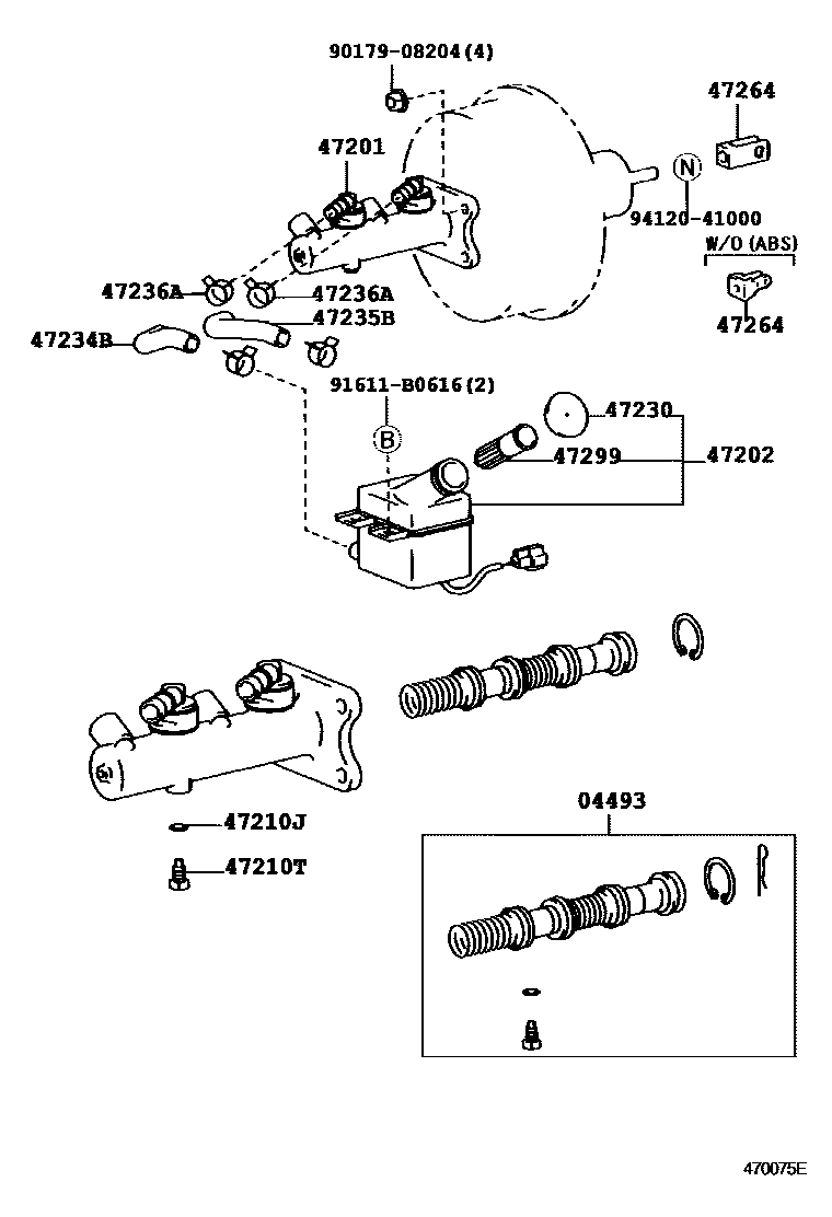 4702 — BRAKE MASTER CYLINDER