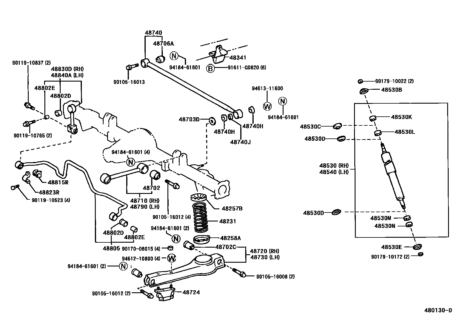 4804 — REAR SPRING & SHOCK ABSORBER