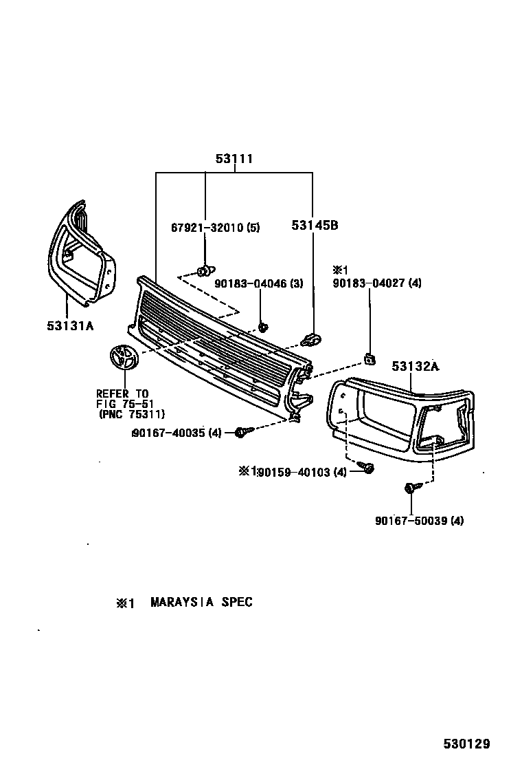 5351 — RADIATOR GRILLE