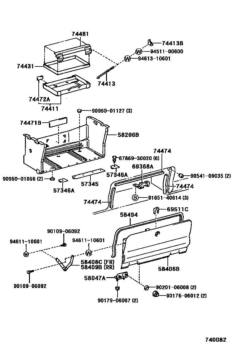 7454 — BATTERY CARRIER