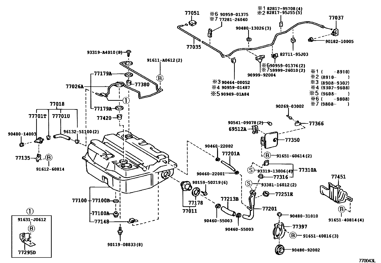 7751 — FUEL TANK & TUBE