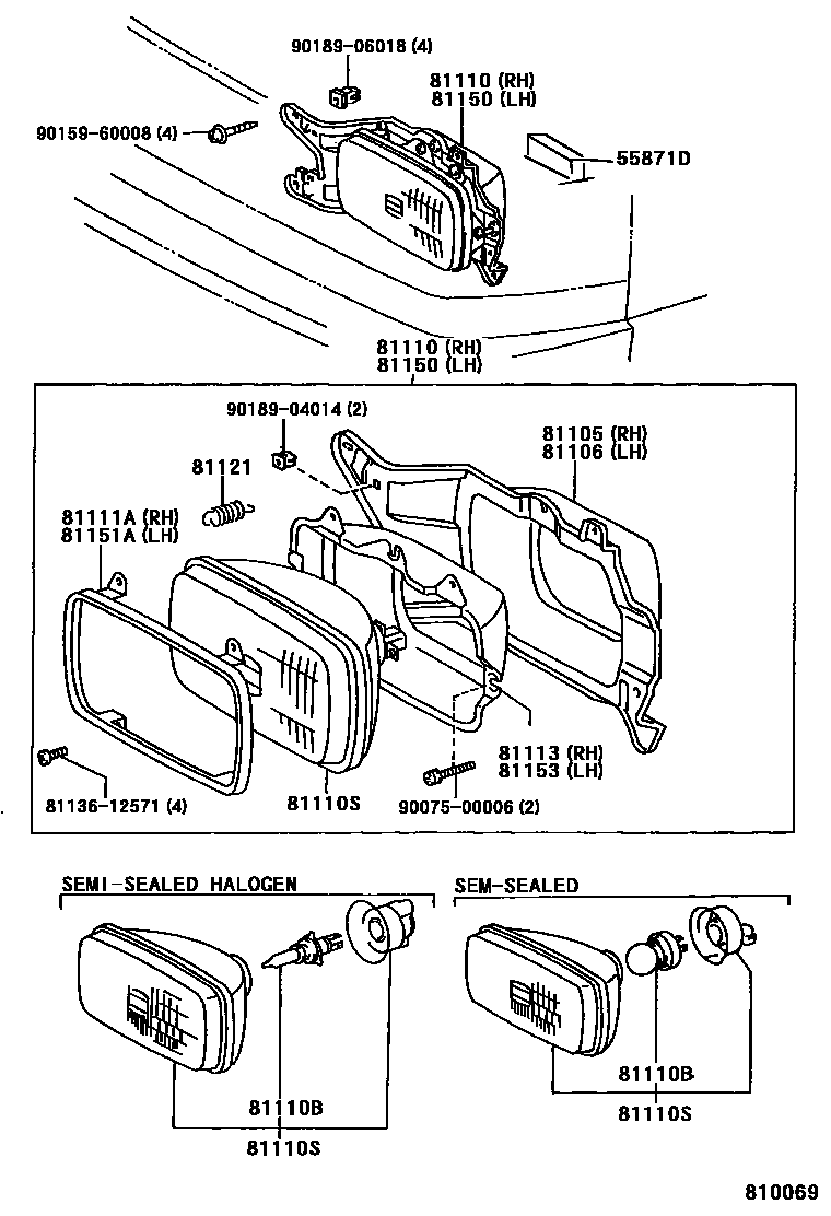 8101 — HEADLAMP