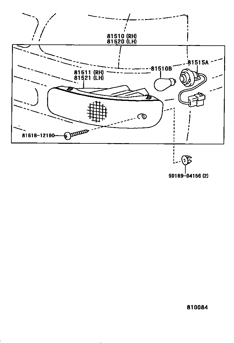 8103 — FRONT TURN SIGNAL LAMP