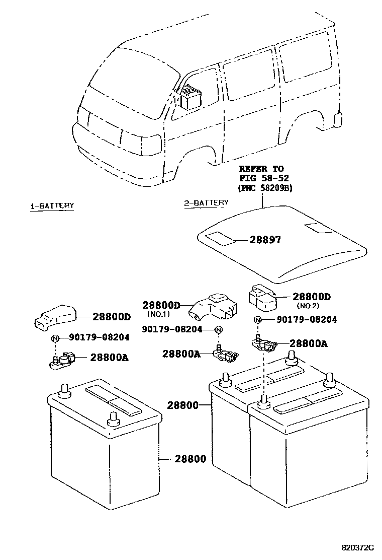 8201 — BATTERY & BATTERY CABLE