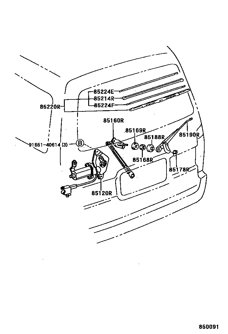 8502 — REAR WIPER