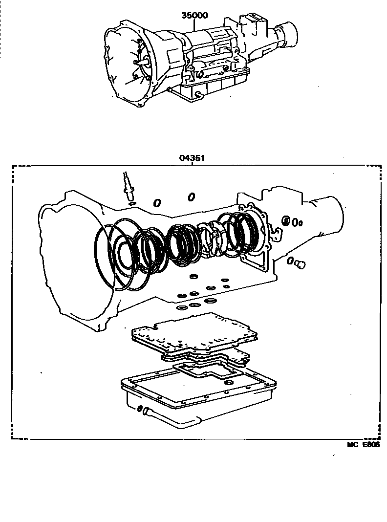 3501 — TRANSAXLE OR TRANSMISSION ASSY & GASKET KIT (ATM)