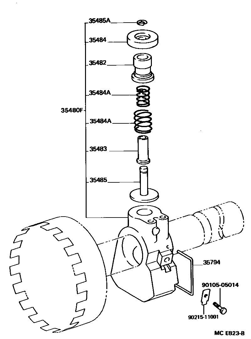 3511 — REAR OIL PUMP & GOVERNOR (ATM)