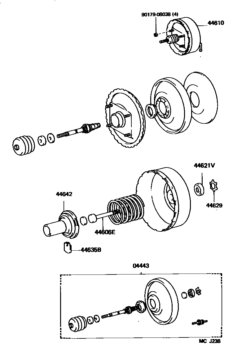 4703 — BRAKE BOOSTER & VACUUM TUBE