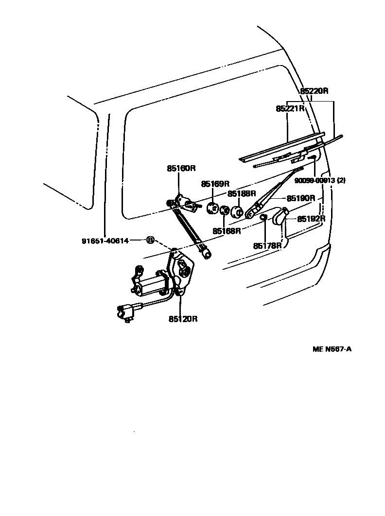 8502 — REAR WIPER