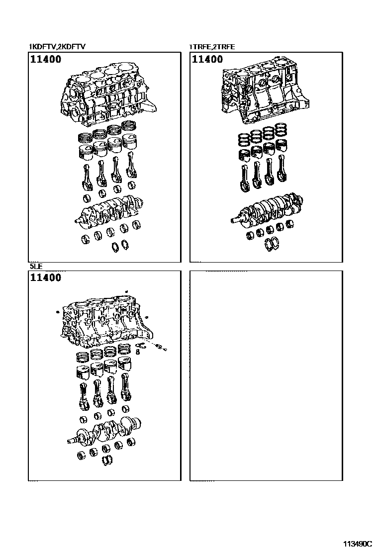 1102 — SHORT BLOCK ASSEMBLY