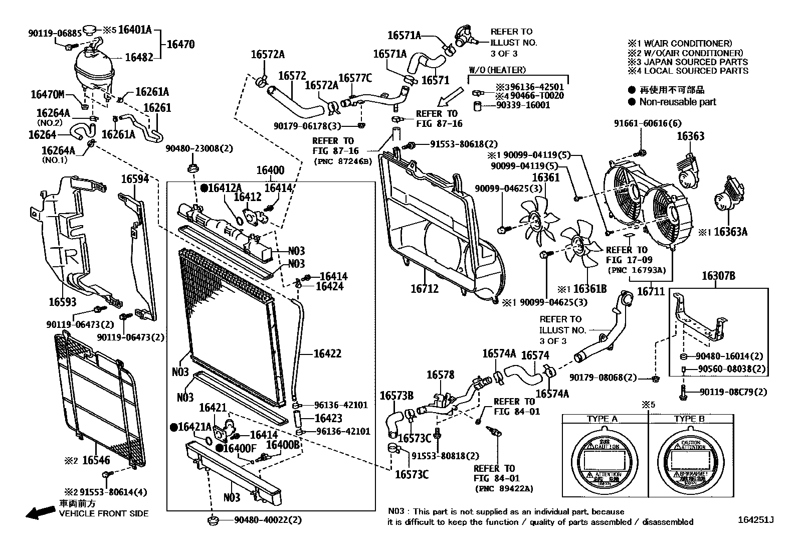 1603 — RADIATOR & WATER OUTLET
