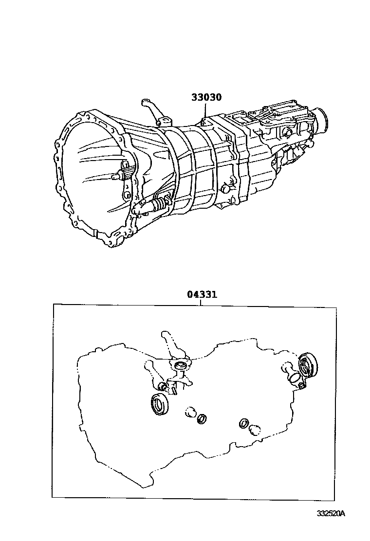 3301 — TRANSAXLE OR TRANSMISSION ASSY & GASKET KIT (MTM)