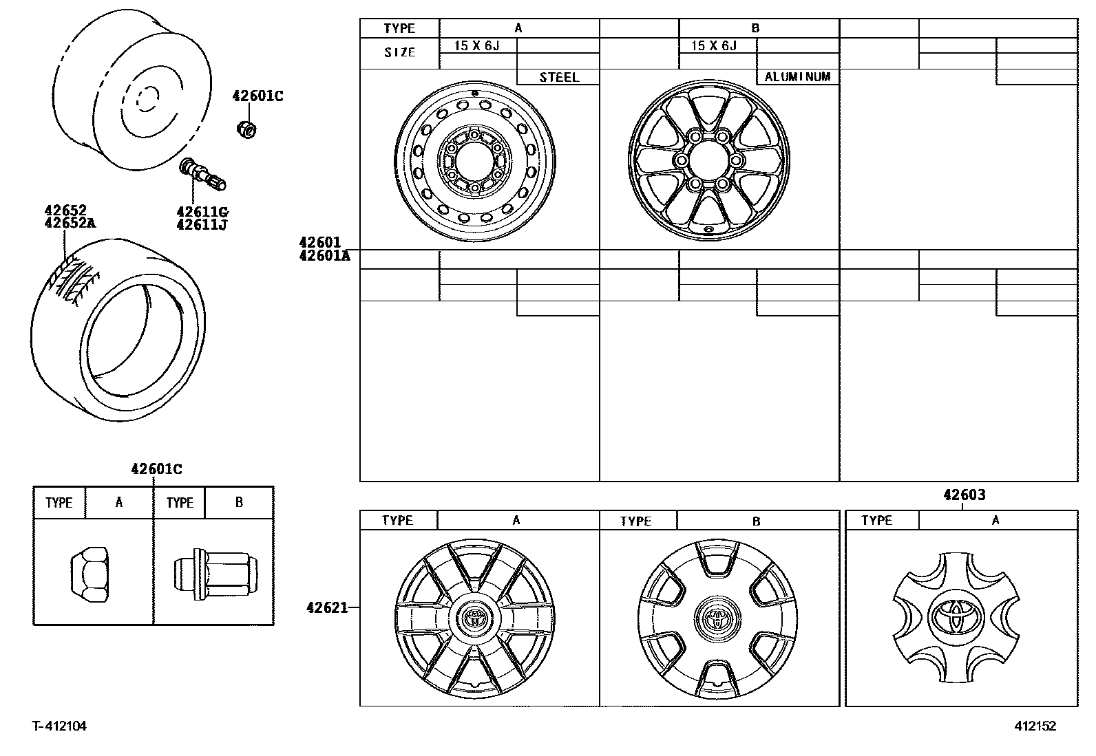 4103 — DISC WHEEL & WHEEL CAP