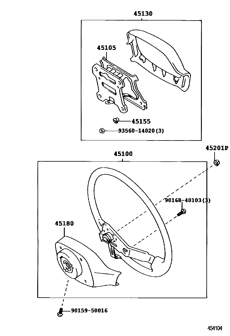 4504 — STEERING WHEEL