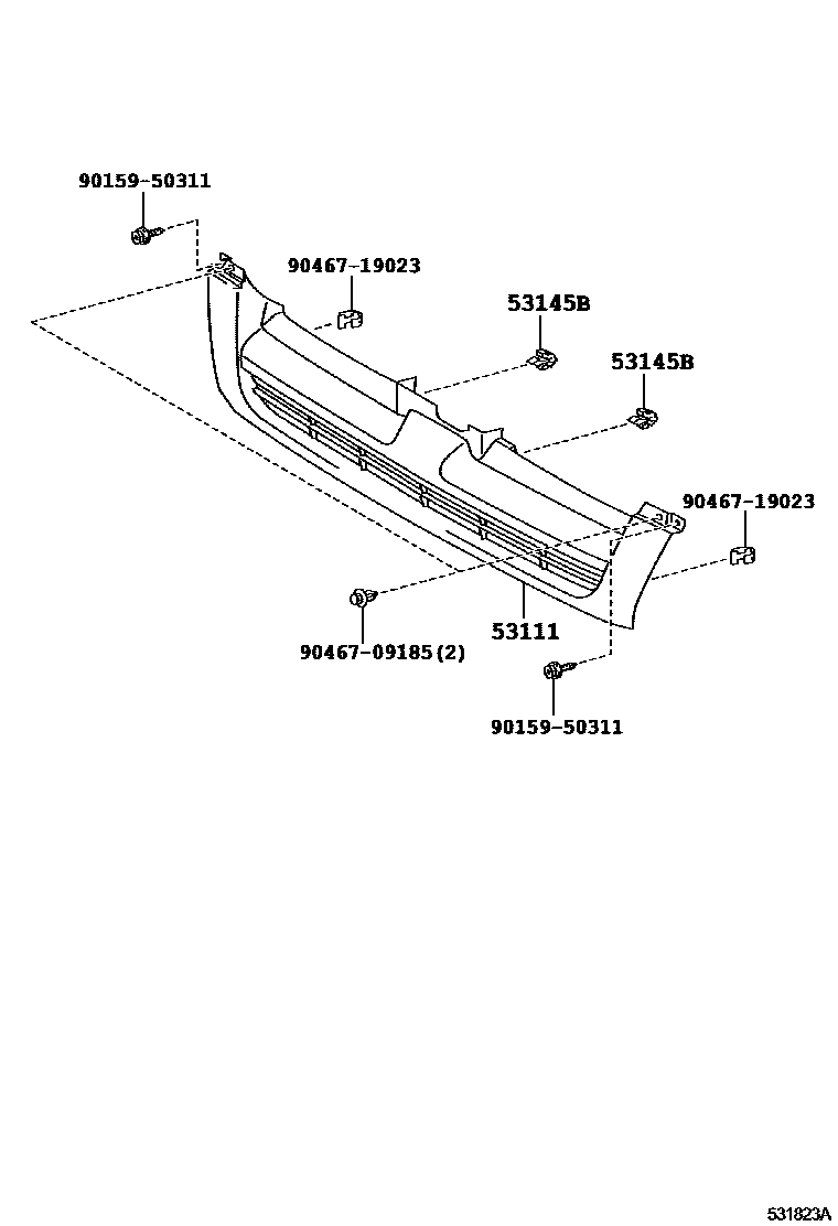5351 — RADIATOR GRILLE