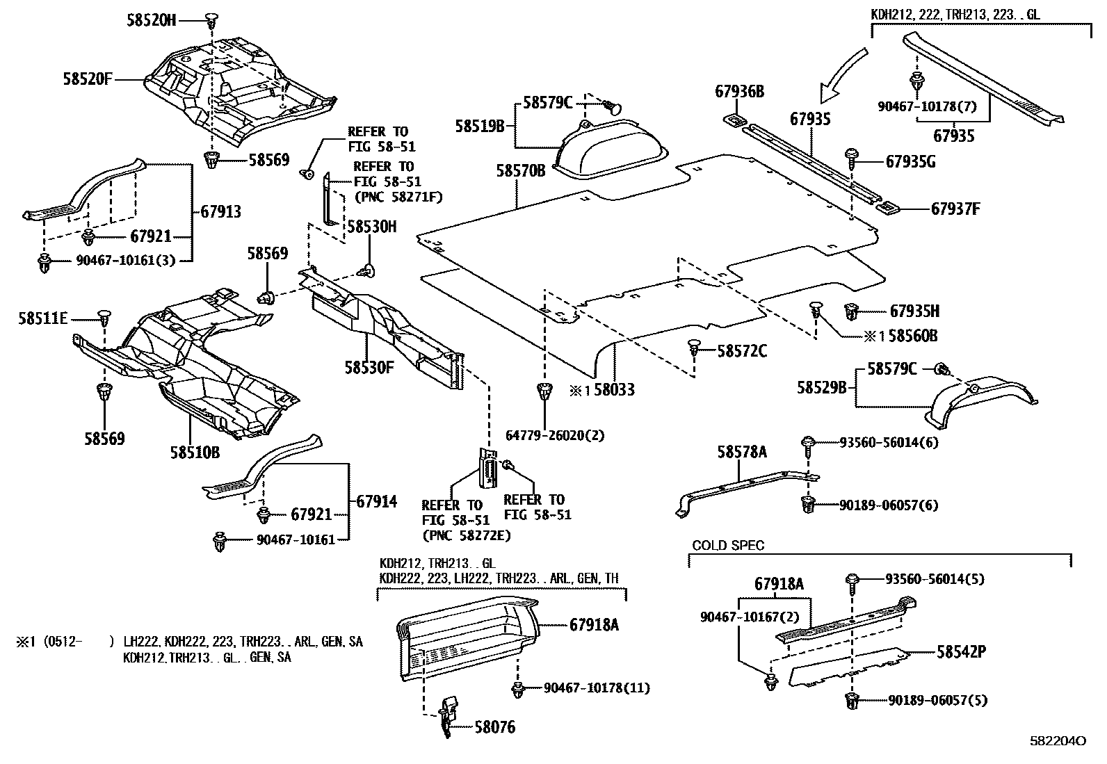 5854 — FLOOR MAT & SILENCER PAD