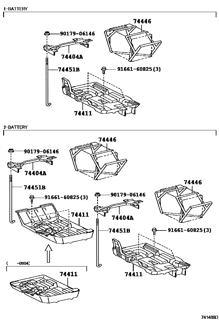 7454 — BATTERY CARRIER