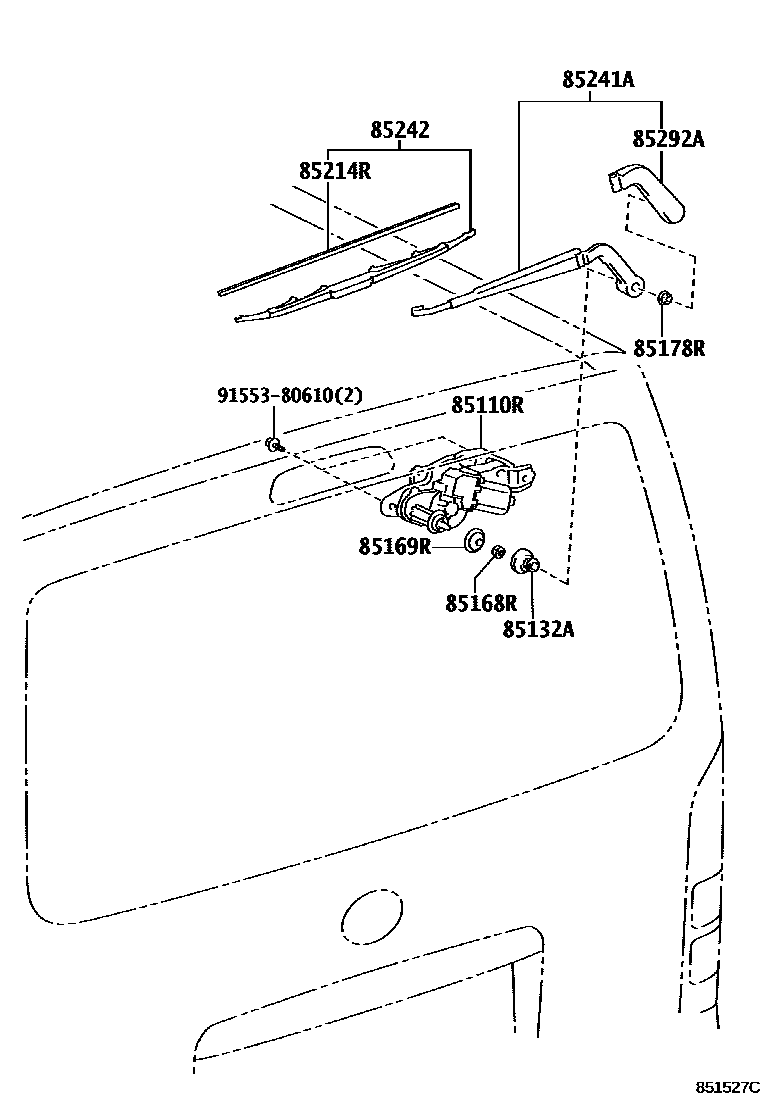 8502 — REAR WIPER