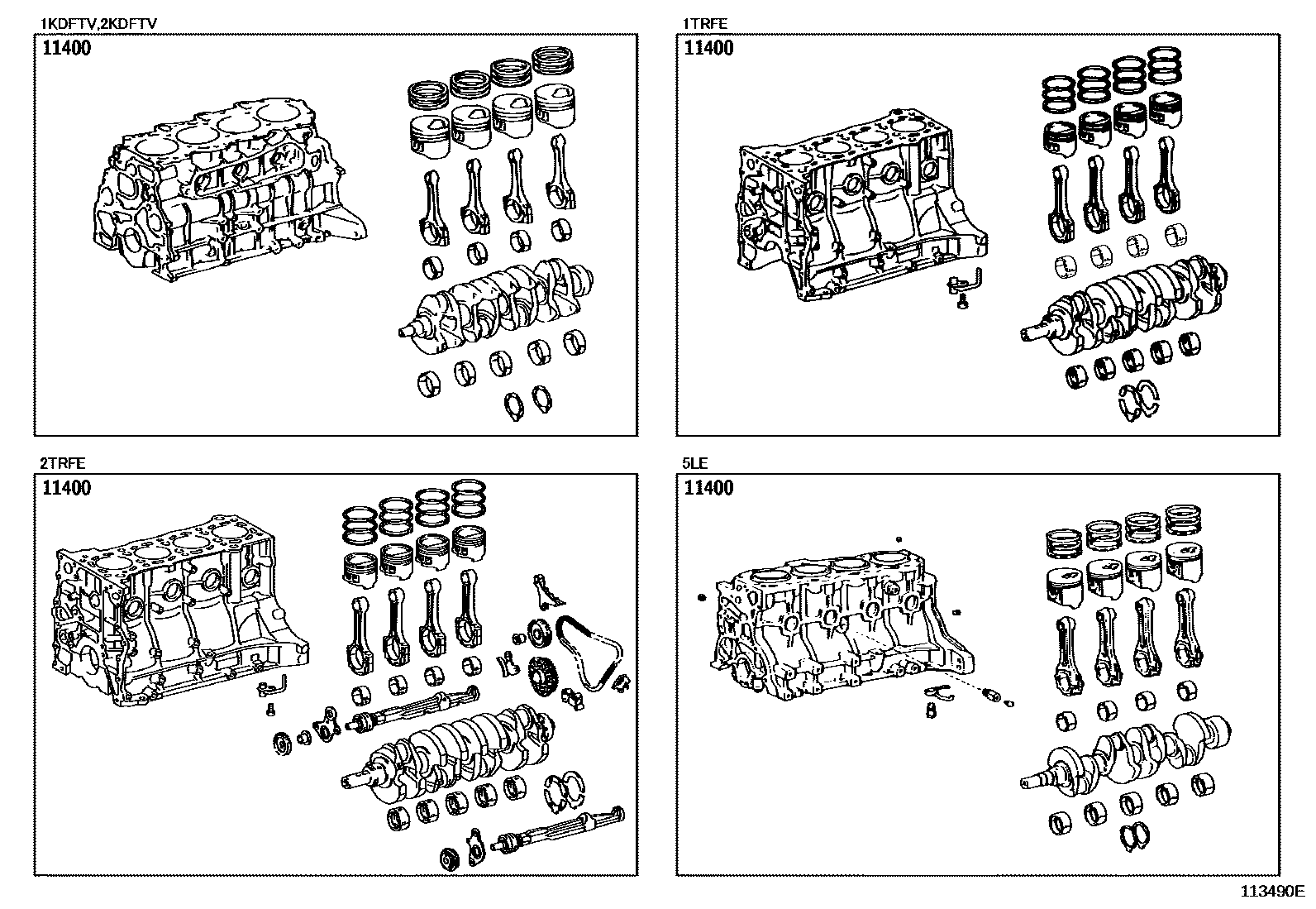 1102 — SHORT BLOCK ASSEMBLY