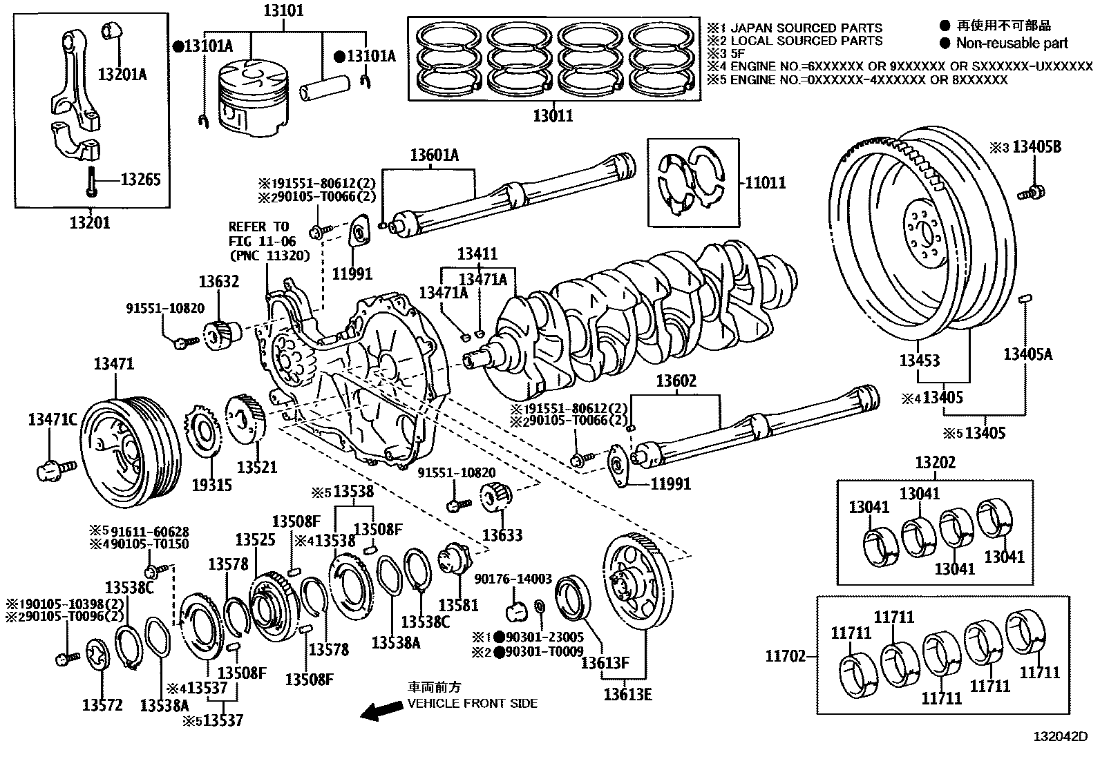 1301 — CRANKSHAFT & PISTON