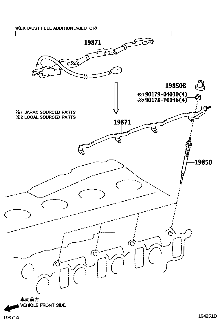 1901 — IGNITION COIL & SPARK PLUG / GLOW PLUG