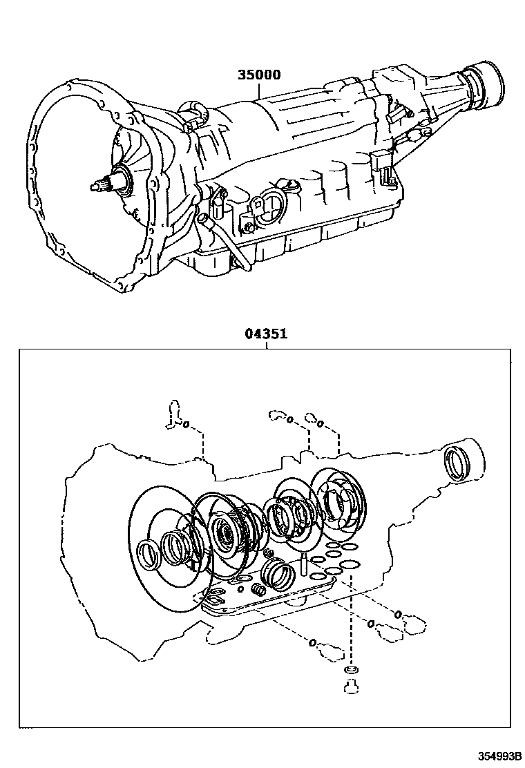3501 — TRANSAXLE OR TRANSMISSION ASSY & GASKET KIT (ATM)