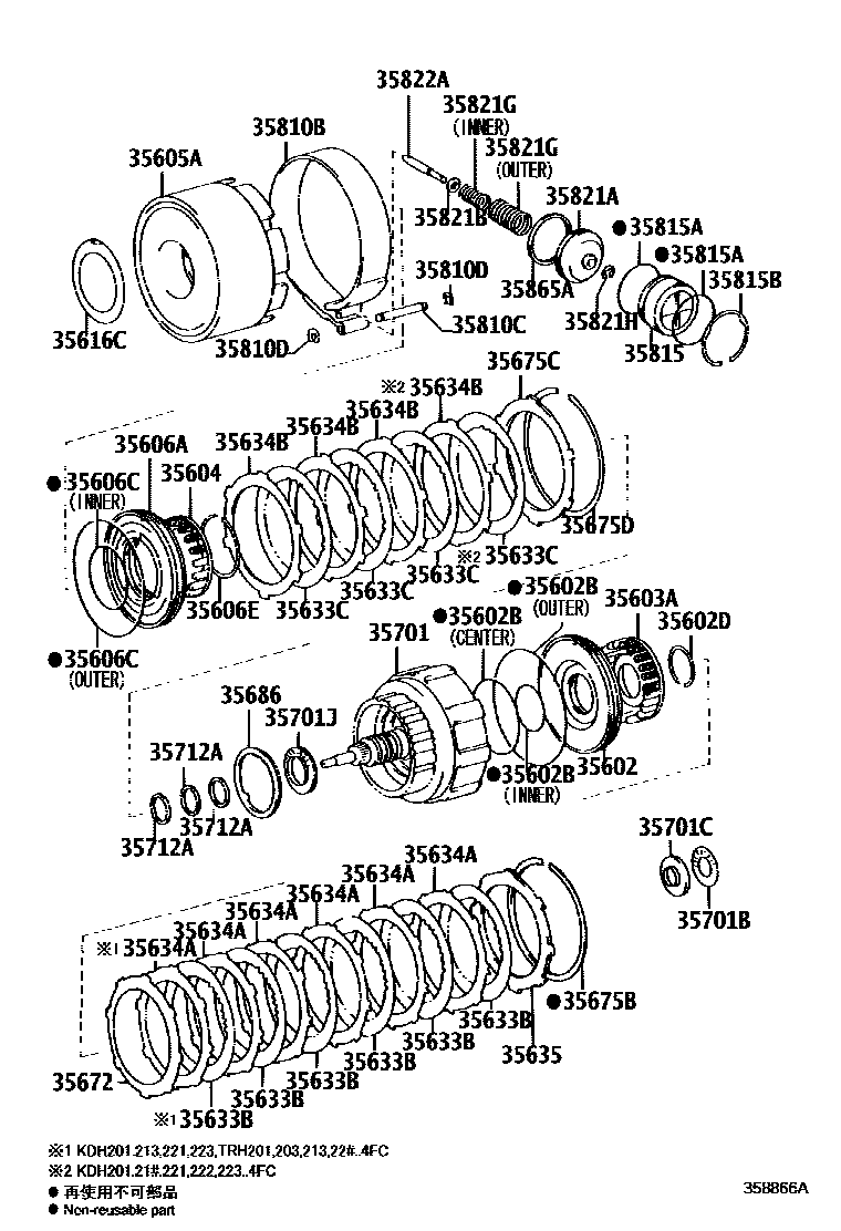 3507 — BRAKE BAND & MULTIPLE DISC CLUTCH (ATM)
