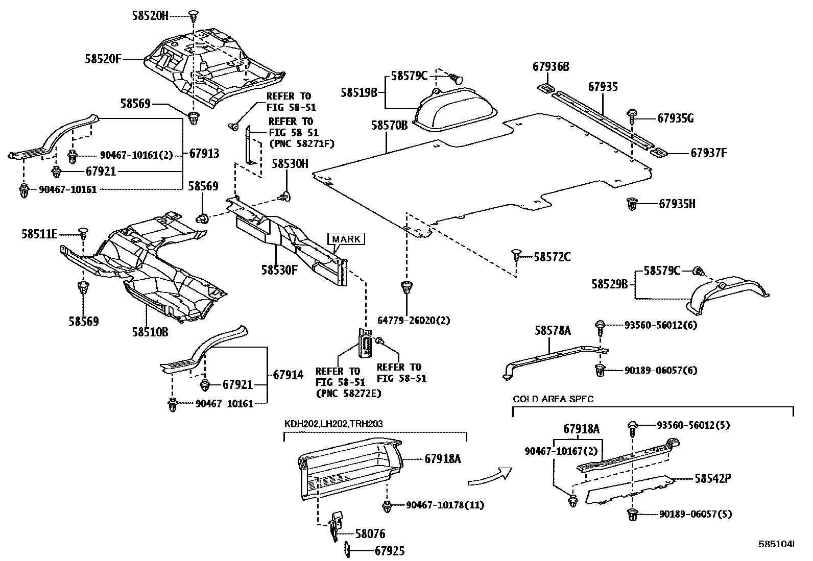 5854 — FLOOR MAT & SILENCER PAD