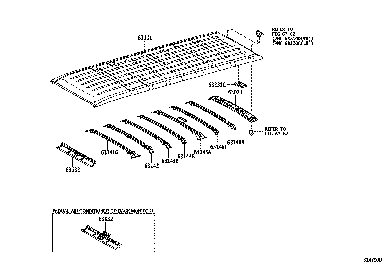 6153 — ROOF PANEL & BACK PANEL