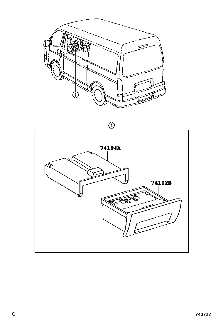 7456 — ASH RECEPTACLE