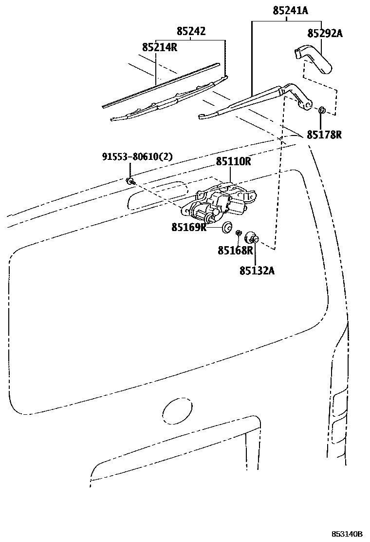 8502 — REAR WIPER