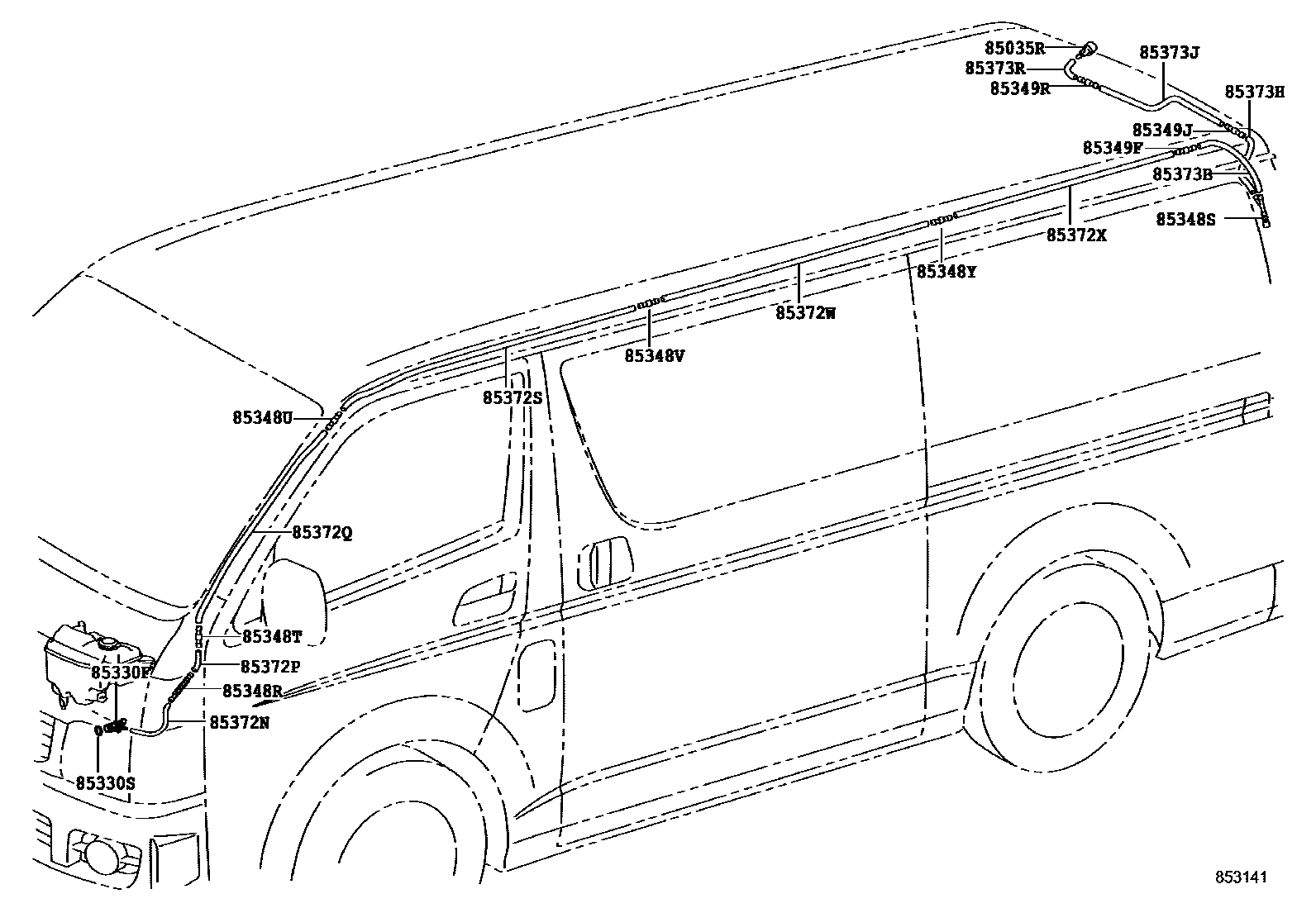 8504 — REAR WASHER