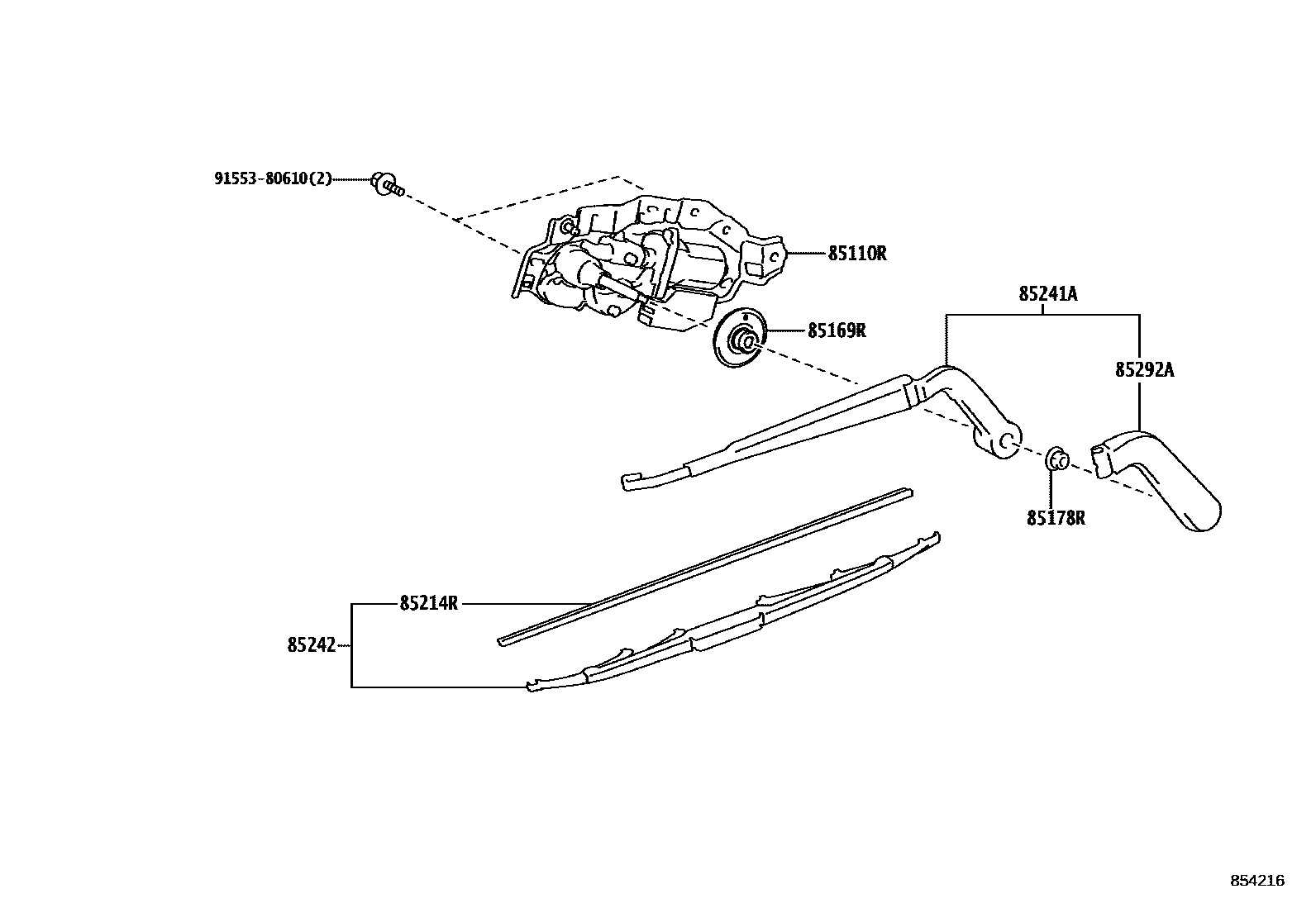 8502 — REAR WIPER