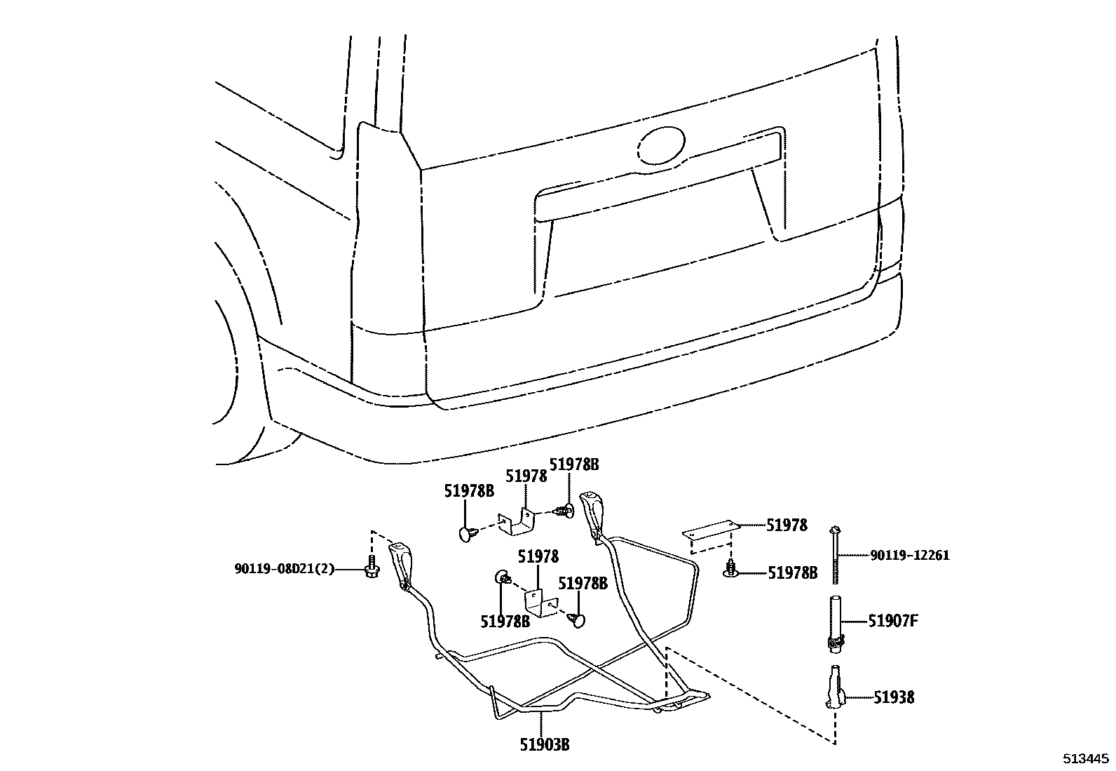 5153 — SPARE WHEEL CARRIER