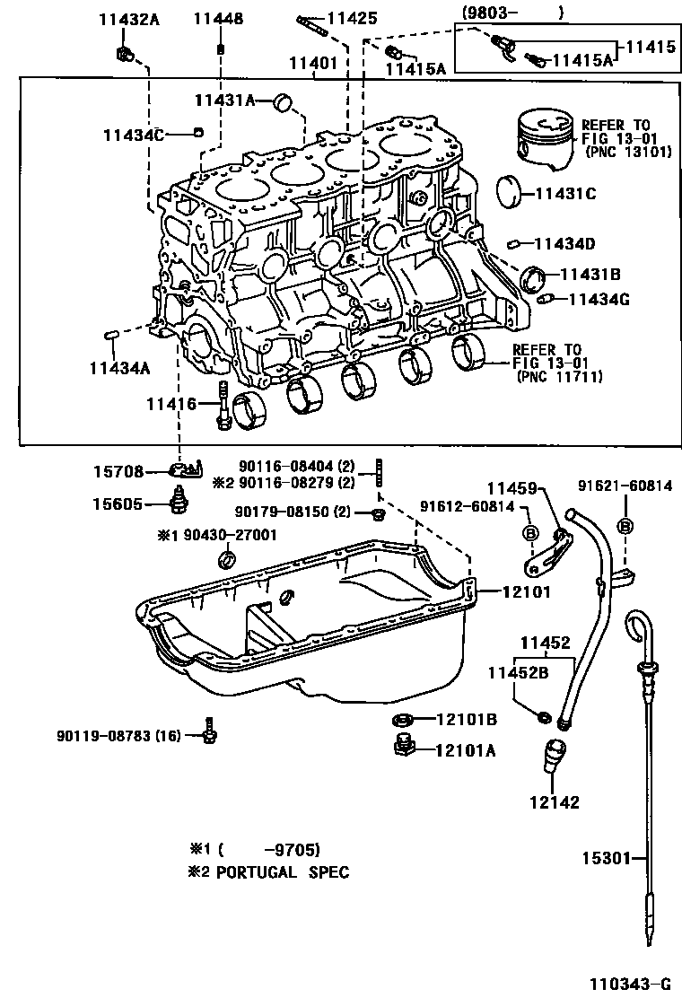1105 — CYLINDER BLOCK